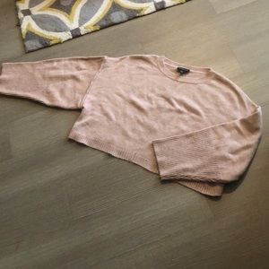 Topshop Boxy Cropped Sweater Sz 4